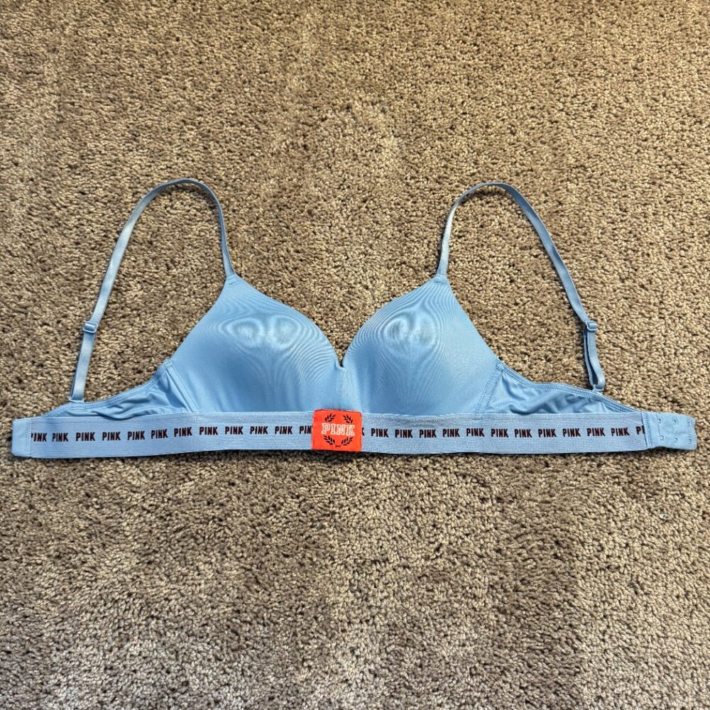 Victoria’s Secret PINK Light Blue Bralette – Size 32C